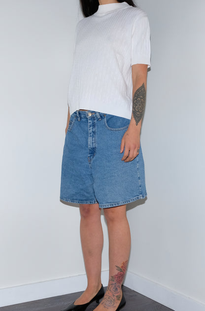 COTTON MOCKNECK